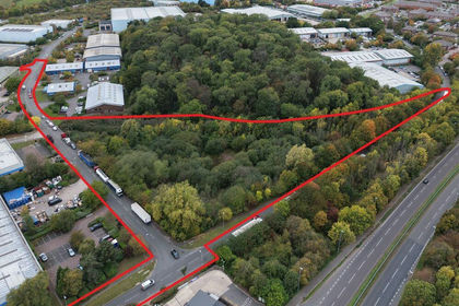 5.1 acres of Woodland for auction in Braunstone