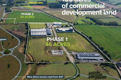 5.7 acres of Development Land for sale in Honingham