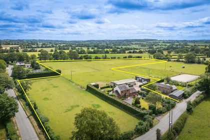8.2 acres of Equestrian property for sale in Stoke upon Tern