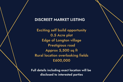 Self Build Plot for sale in Longton