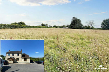 2.3 acres of Agricultural Land for sale in Llanfihangel-ar-Arth