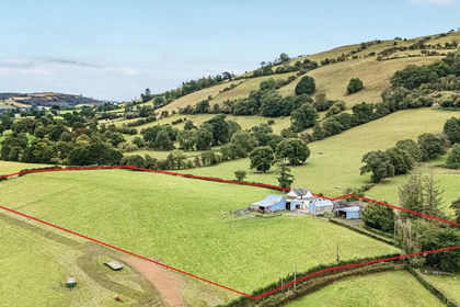 4.7 acres of Agricultural Land for sale in Llanrhaeadr-ym-Mochnant