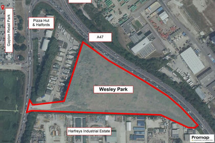 6 acres of Development Land for sale in Great Yarmouth