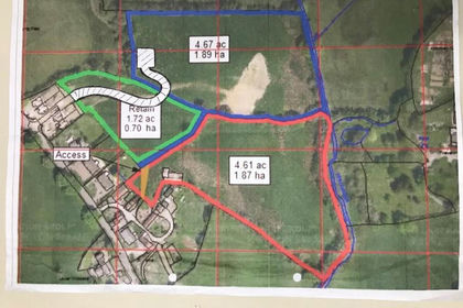 11.1 acres of Agricultural Land for sale in Lamerton
