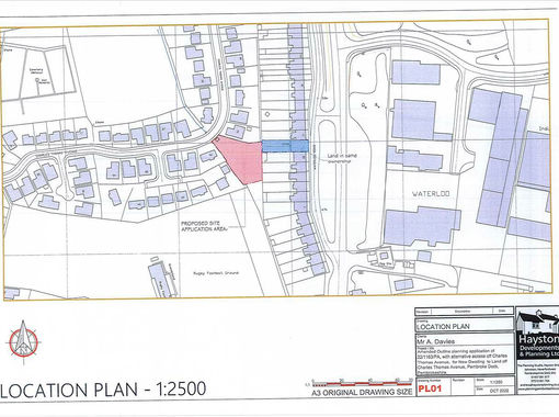 Building Plot for sale in Pembroke Dock