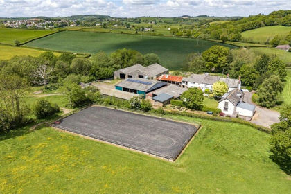 8.1 acres of Farmhouse for sale in Tedburn St. Mary