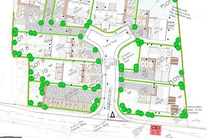 1.8 acres of Development Land for sale in Beguildy