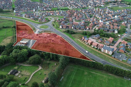 4.3 acres of For sale in Nantwich