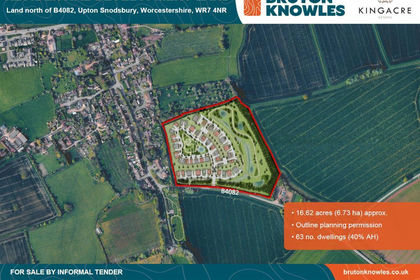 16.6 acres of Development Land for sale in Upton Snodsbury
