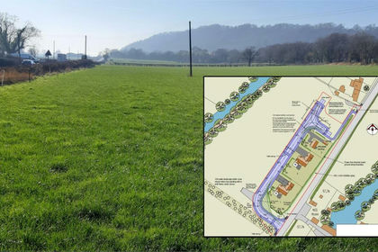 1.3 acres of Development Land for sale in Welshpool