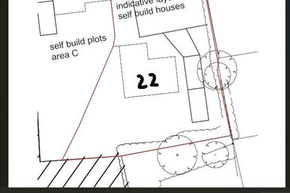 Self Build Plot for sale in Cockfield