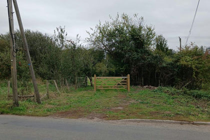 2.7 acres of Woodland for auction in Tharston and Hapton