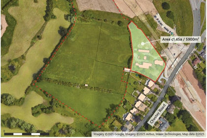 1.5 acres of Development Land for sale in Cheadle