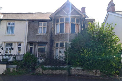 Derelict property for sale in Porthcawl