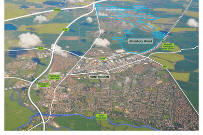 Land for sale in The Stukeleys