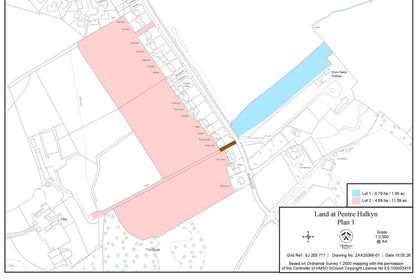 2 acres of Pasture for sale in Halkyn