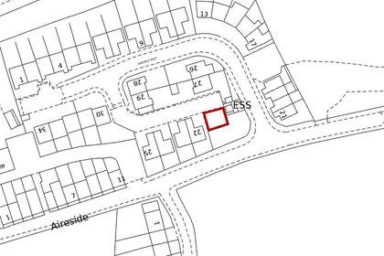Small Plot of Land for auction in Cononley