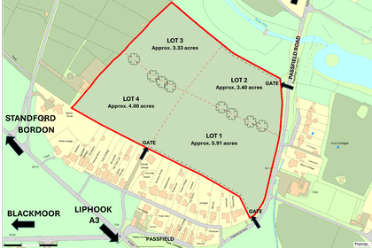 16.6 acres of Agricultural Land for sale in Bramshott and Liphook