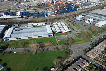 1.8 acres of Industrial Land for sale in Felixstowe
