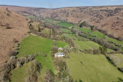 15 acres of Farmhouse for sale in Cwmdu and District