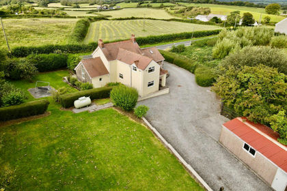 6.8 acres of Equestrian property for sale in Llanfihangel Aberbythych