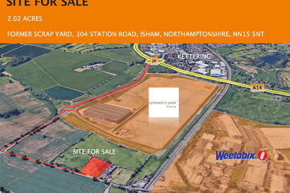 2 acres of Land for sale in Burton Latimer