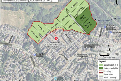 1.1 acres of Undeveloped Land for auction in Yateley
