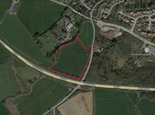 4.1 acres of Development Land for sale in Mold