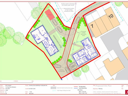 Building Plot for sale in Tiverton