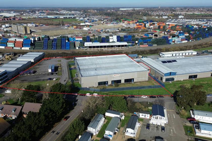 1.1 acres of Commercial Land for sale in Felixstowe