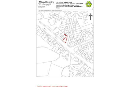 Building Plot for sale in Bolton West