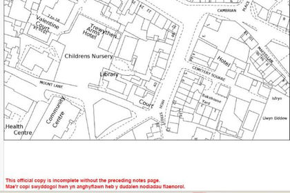 Small Plot of Land for sale in Llanidloes