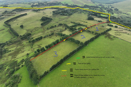 10.9 acres of Land for sale in Llanddewi Brefi