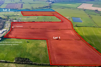 42.7 acres of Arable Land for sale in Trysull and Seisdon