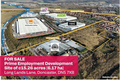 15.3 acres of Development Land for sale in Doncaster North