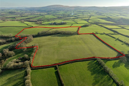 34.6 acres of Agricultural Land for sale in Sampford Courtenay