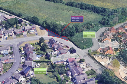 Small Plot of Land for auction in Wingerworth