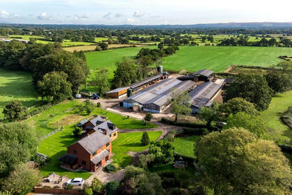 55.3 acres of Dairy Farm for sale in Croston