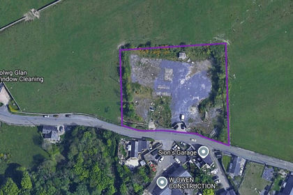 1.4 acres of Development Land for sale in Llanddeiniolen