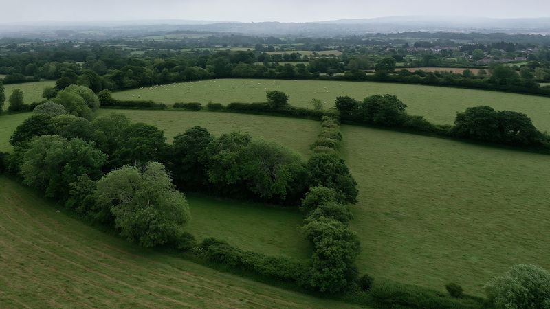 Farmland in the English countryside